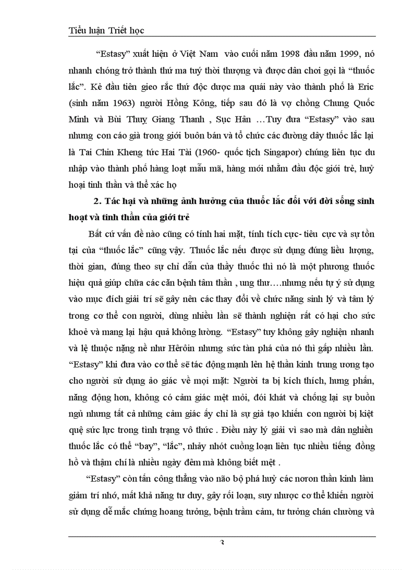 image for page Những tác hại mà thuốc lắc gây nên