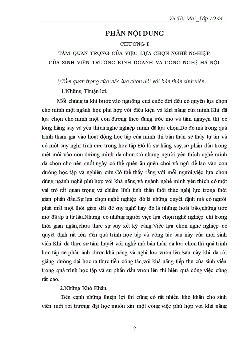 image for page Lựa chọn nghề nghiệp