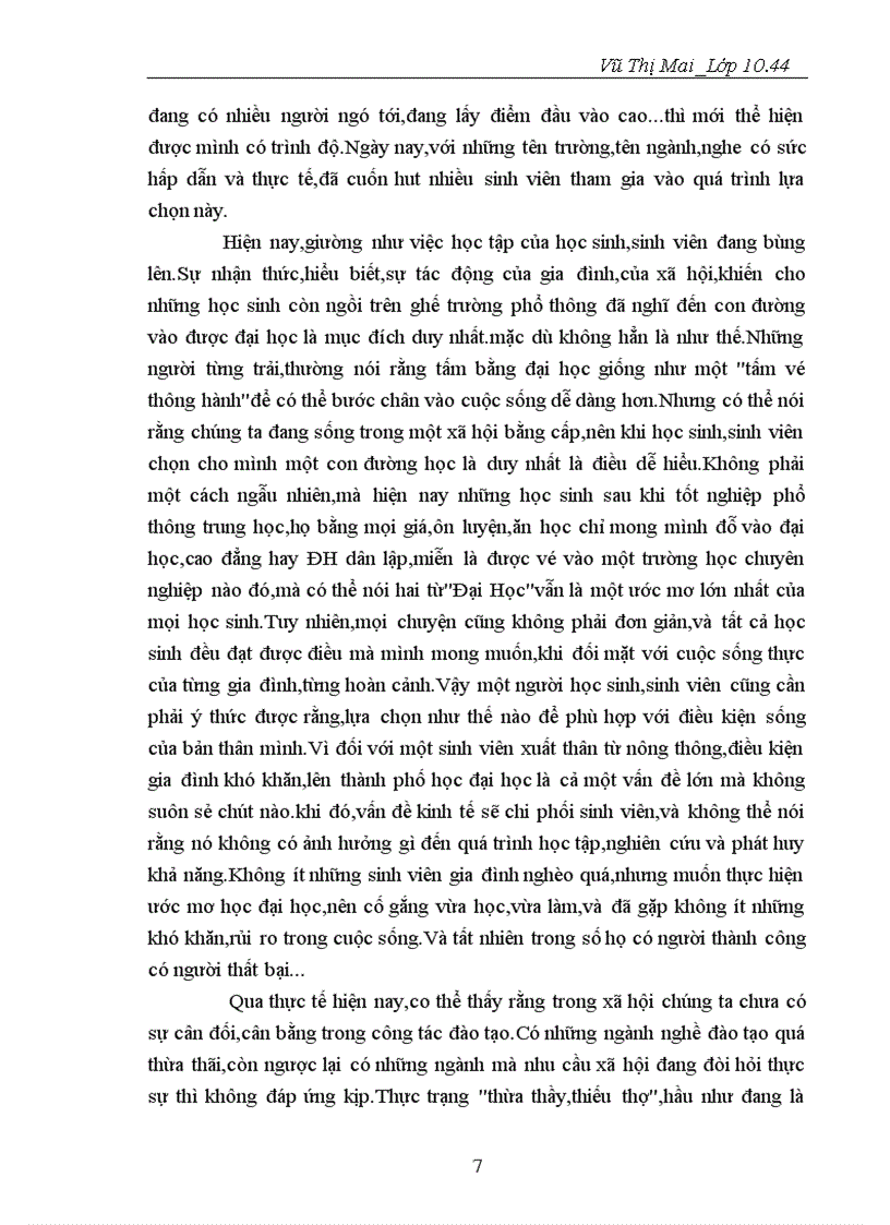 image for page Lựa chọn nghề nghiệp