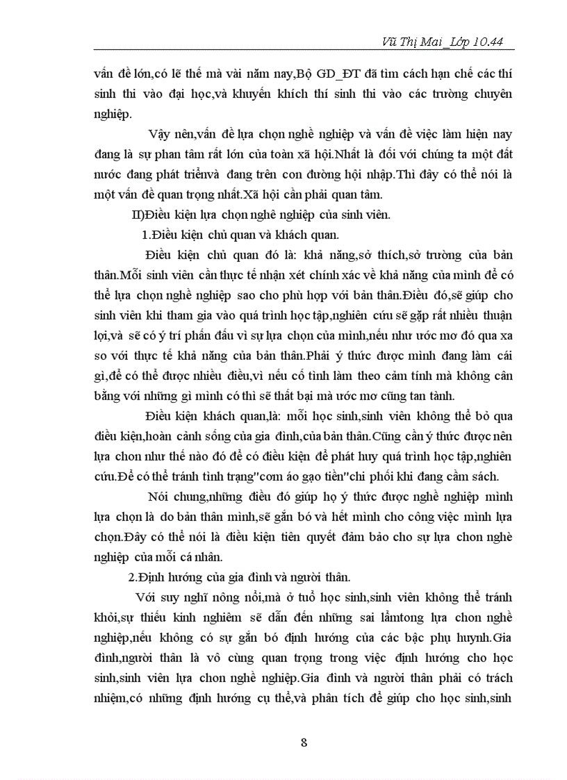 image for page Lựa chọn nghề nghiệp