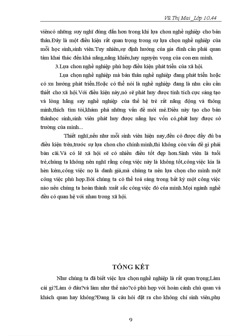 image for page Lựa chọn nghề nghiệp