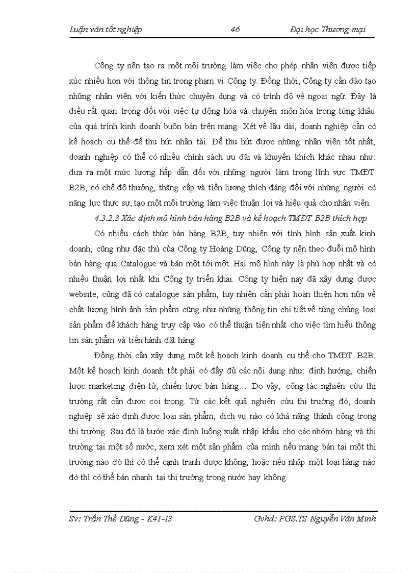 image for page Hoàn thiện mô hình bán hàng B2B qua Website của Công ty Dệt may Hoàng Dũng www detmayhoangdung com vn