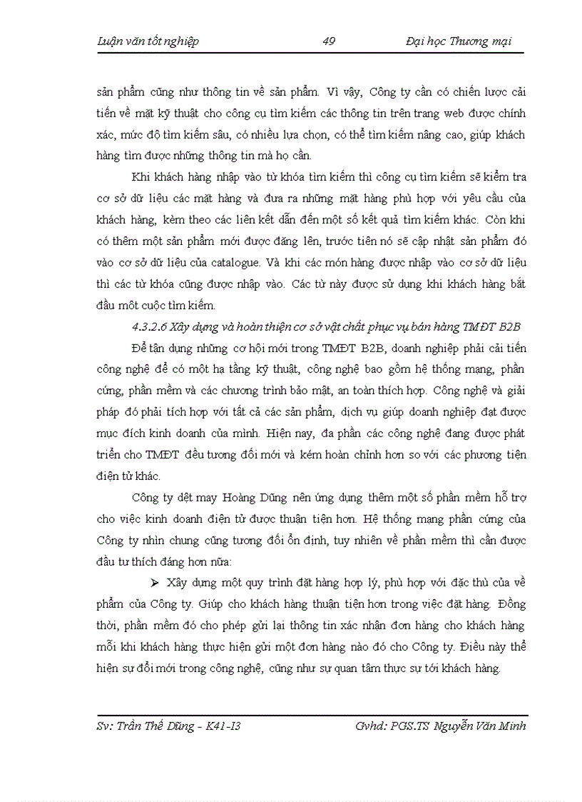 image for page Hoàn thiện mô hình bán hàng B2B qua Website của Công ty Dệt may Hoàng Dũng www detmayhoangdung com vn