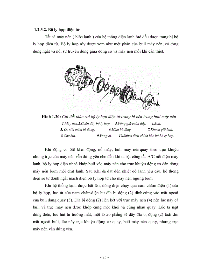 image for page Nghiên cứu nguyên nhân hư hỏng và tiến hành khắc phục sự cố hệ thống điều hòa không khí của xe Flat trang bị cho bộ môn kĩ thuật ô tô