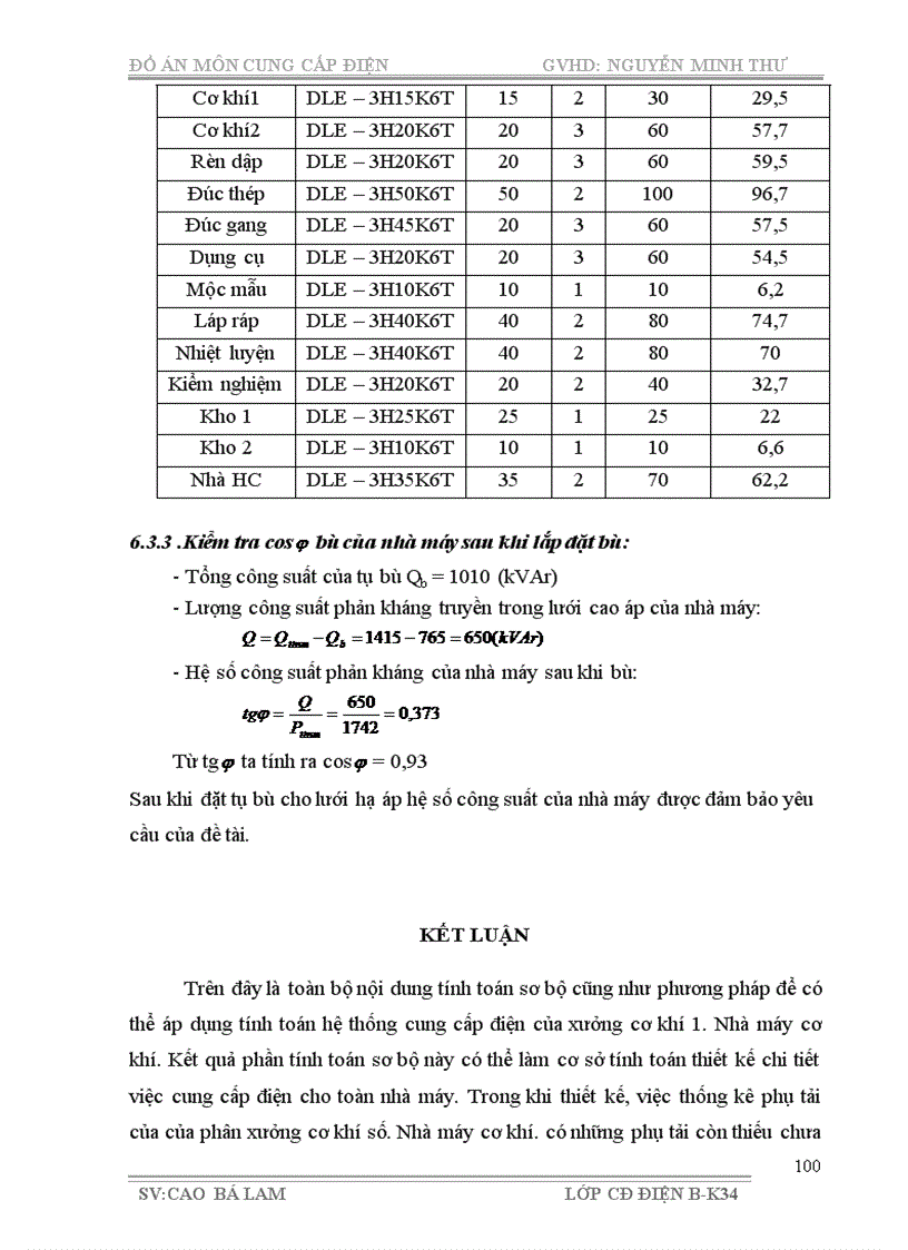 image for page Thiết kế hệ thống cung cấp điện cho phân xưởng cơ khí và nhà máy cơ khí