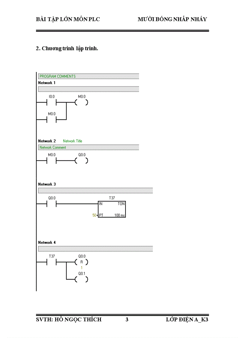 image for page Lập trình plc viết chương trình điều khiển mười bóng nhấp nháy theo yêu cầu
