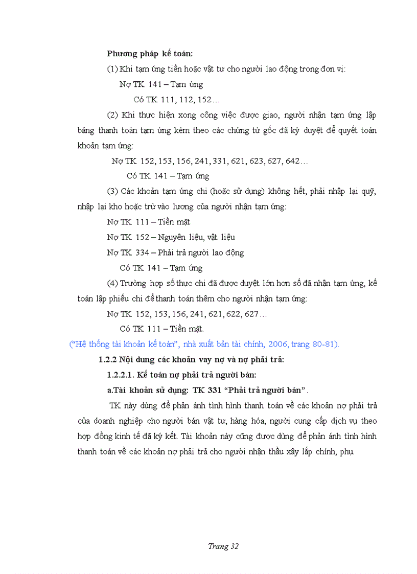 image for page Kế toán vốn bằng tiền và thanh toán nợ tại Công Ty Cổ Phần Xây Dựng Tân Tiến