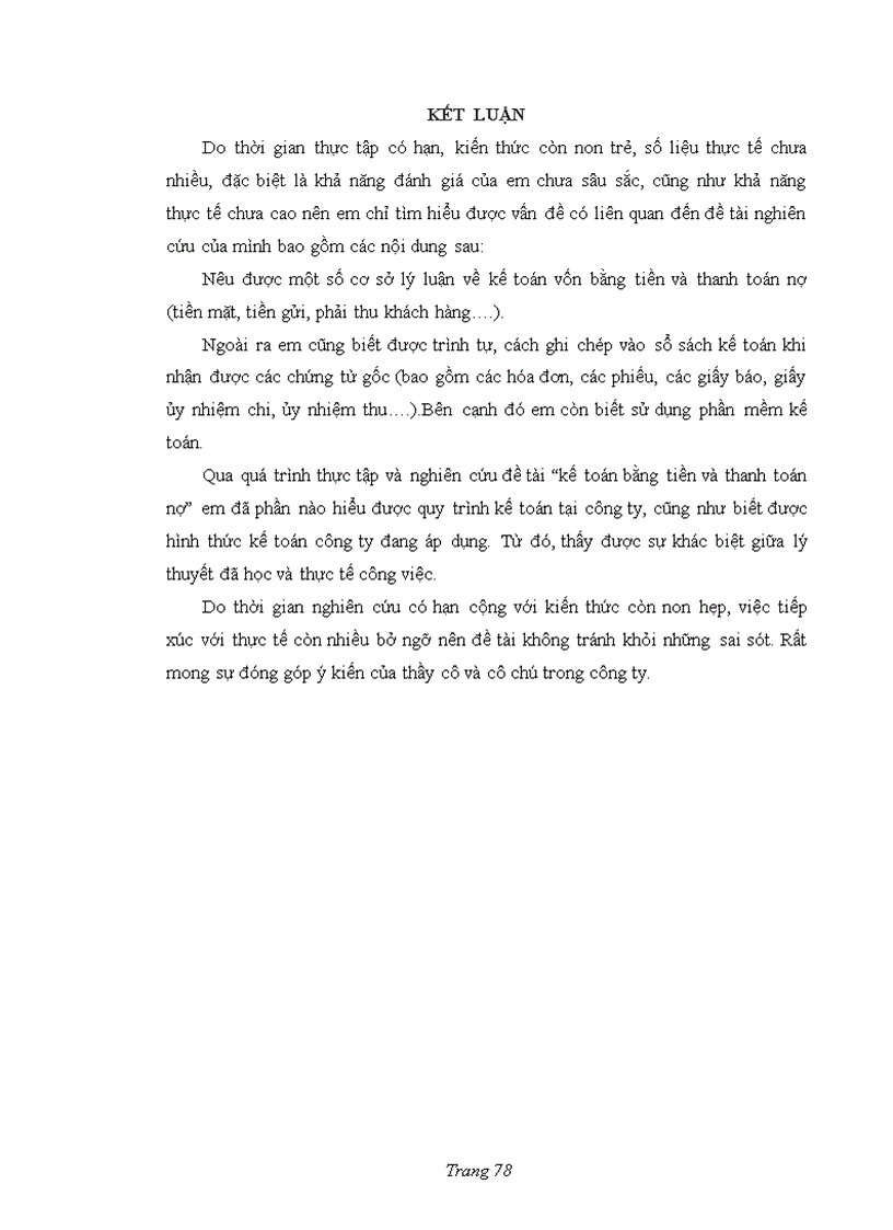 image for page Kế toán vốn bằng tiền và thanh toán nợ tại Công Ty Cổ Phần Xây Dựng Tân Tiến