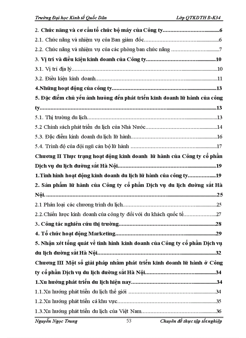 image for page Giải pháp phát triển kinh doanh lữ hành ở Công ty cổ phần Dịch vụ du lịch đường sắt Hà Nội