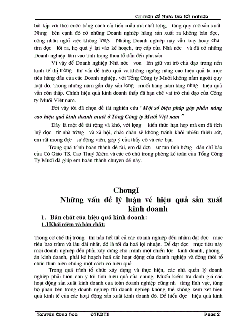 image for page Một số biện pháp góp phần nâng cao hiệu quả kinh doanh muối ở Tổng Công ty Muối Việt nam