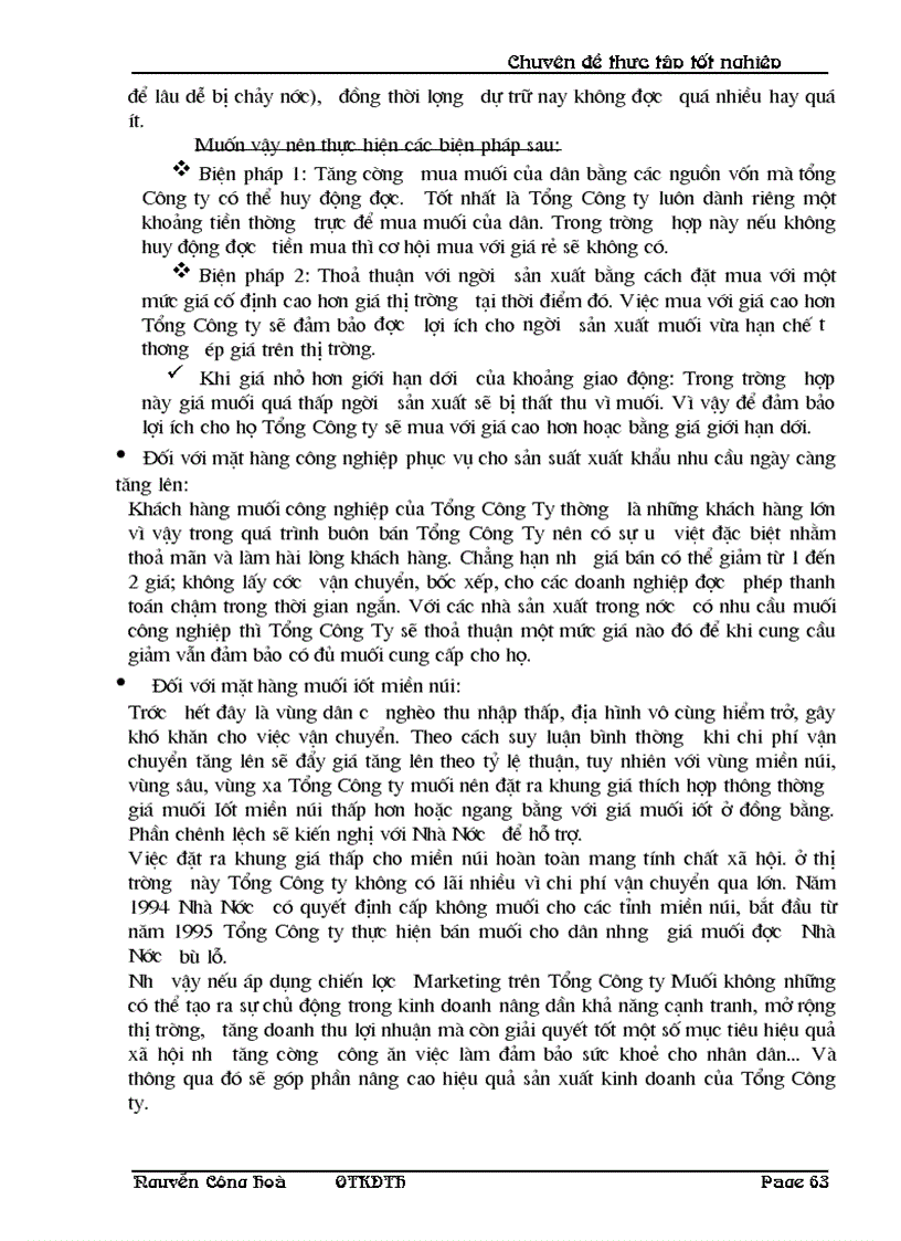 image for page Một số biện pháp góp phần nâng cao hiệu quả kinh doanh muối ở Tổng Công ty Muối Việt nam