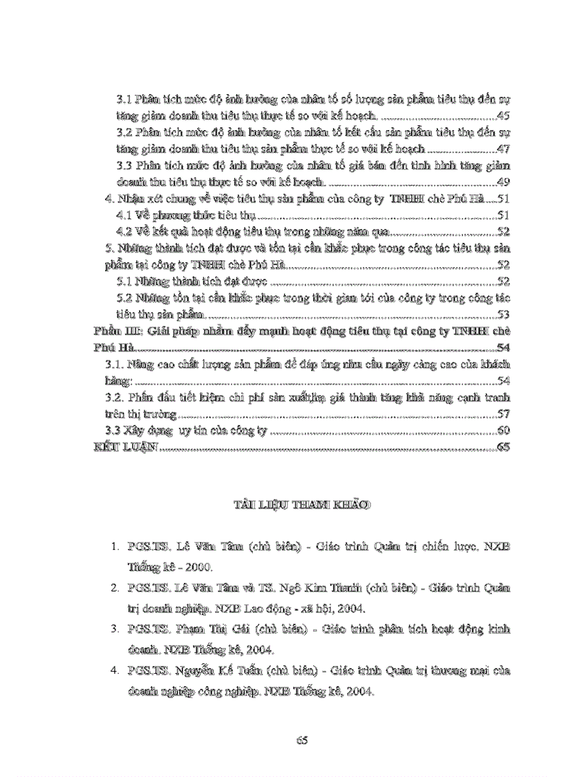 image for page Đẩy mạnh tiêu thụ sản phẩm tại Công ty TNHH chè Phú Hà