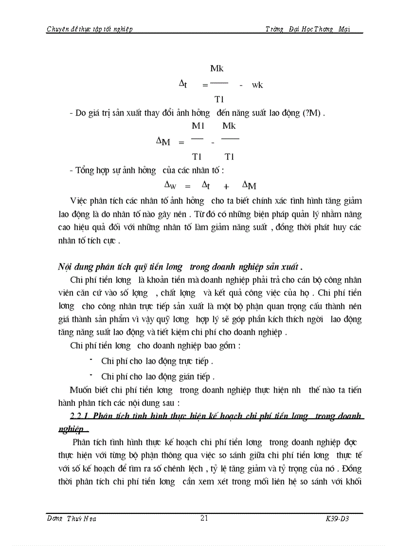 image for page Nội dung và phương pháp phân tích lao động tiền lương tại công ty cổ phần xuất khẩu lao động thương mại và du lịch VINAMOTOR TTLC