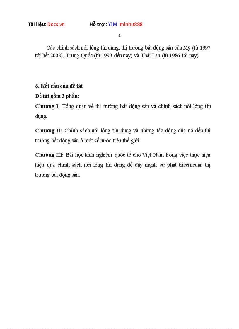 image for page Chính sách nới lỏng tín dụng và tác động của nó đến thị trường bất động sản kinh nghiệm quốc tế và những gợi ý cho Việt Nam