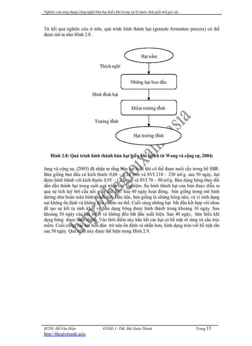 image for page Nghiên cứu ứng dụng công nghệ bùn hạt hiếu khí trong xử lý nước thải giết mổ gia súc