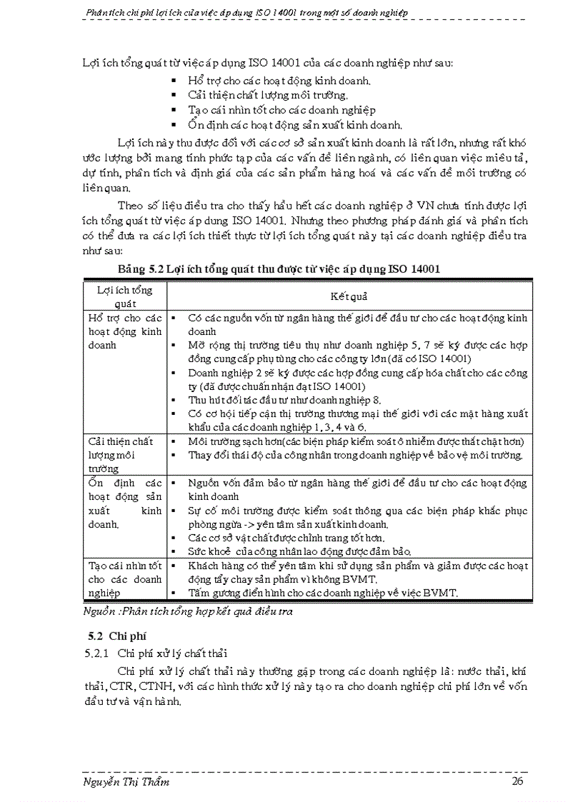 image for page Phân tích lợi ích của việc áp dụng iso 140001 trong 1 số doanh nghiệp