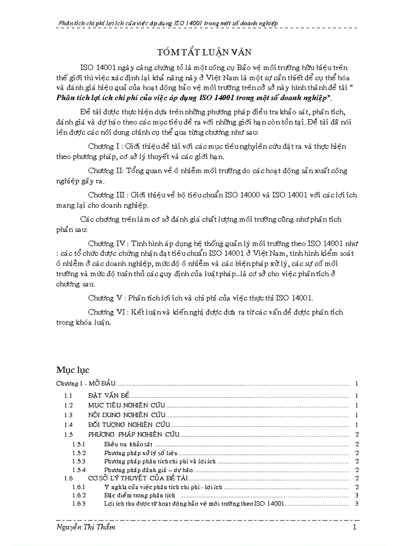 image for page Phân tích lợi ích của việc áp dụng iso 140001 trong 1 số doanh nghiệp