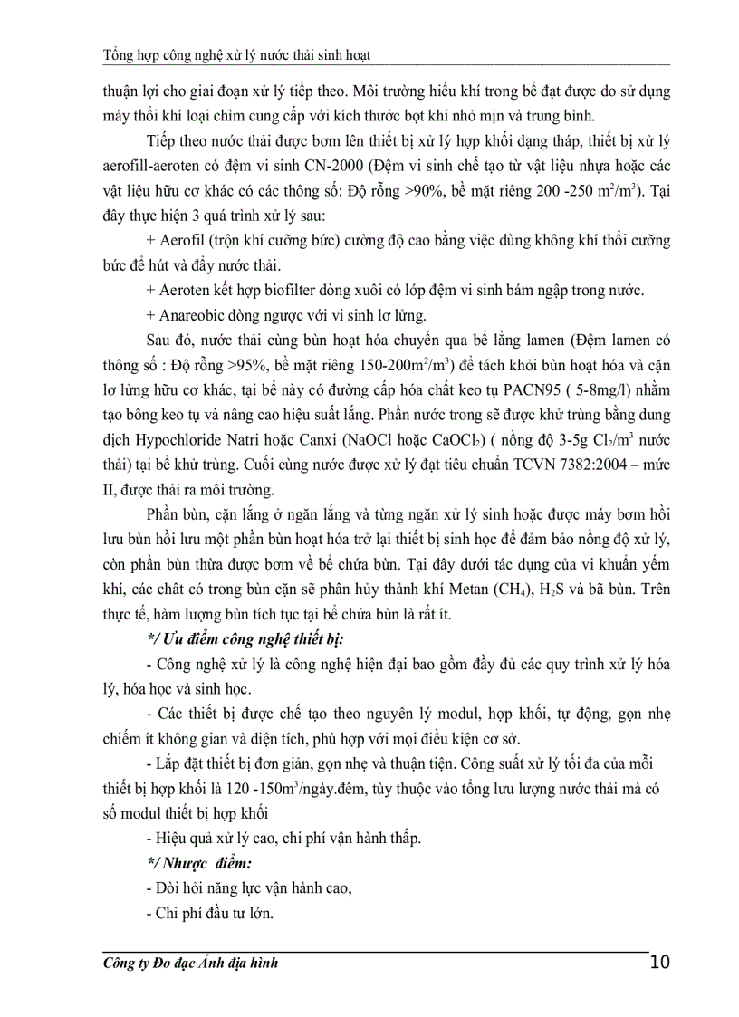 image for page Tổng hợp công nghệ xử lý nước thải sinh hoạt