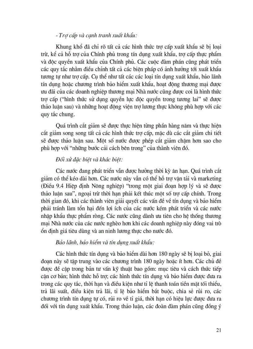 image for page Hoàn thiện các biện pháp phi thuế quan để bảo hộ một số nông sản chủ yếu của nước ta phù hợp với thông lệ quốc tế