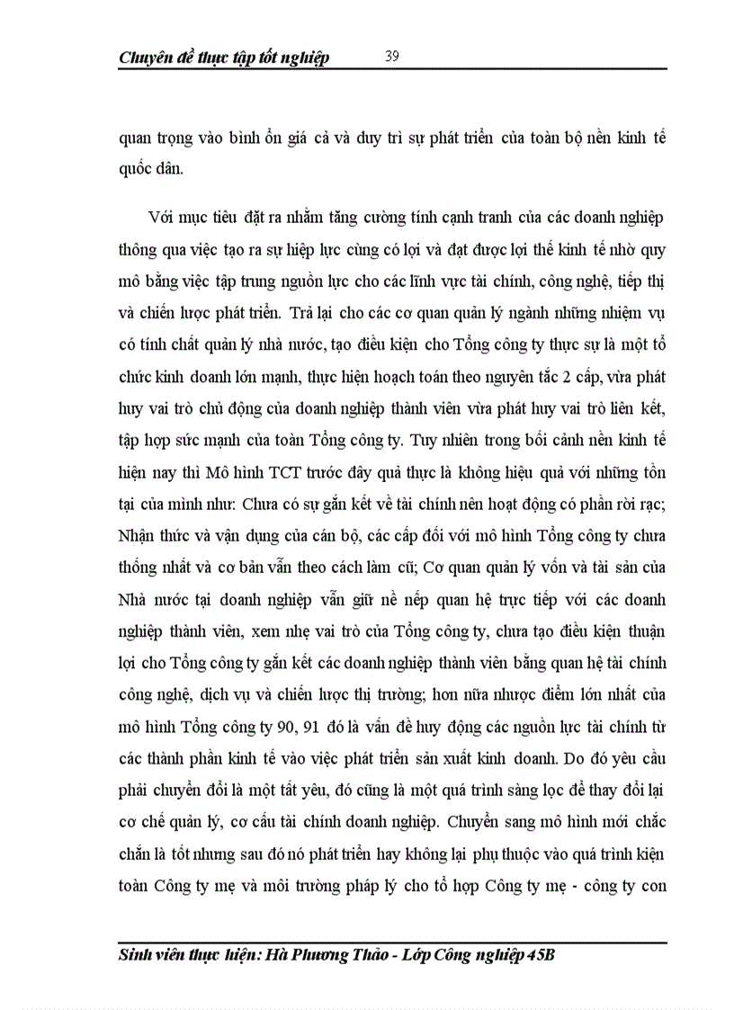 image for page Hoàn thiện bộ máy quản lý của tổng công ty đường sông miền bắc theo mô hình công ty mẹ công ty con