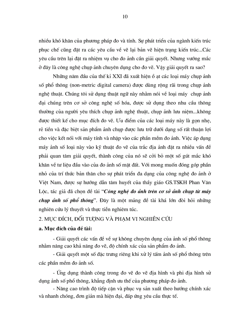 image for page Công nghệ đo ảnh trên cơ sở ảnh chụp từ máy chụp ảnh số phổ thông