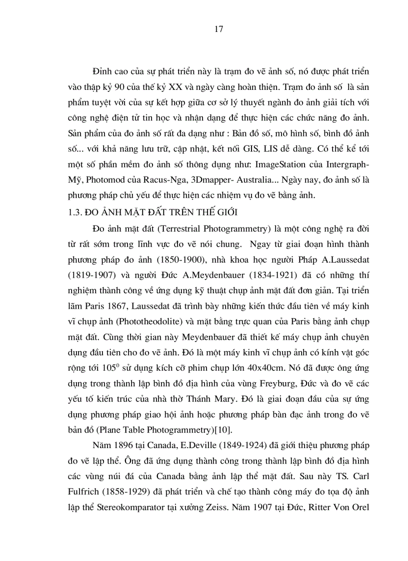 image for page Công nghệ đo ảnh trên cơ sở ảnh chụp từ máy chụp ảnh số phổ thông
