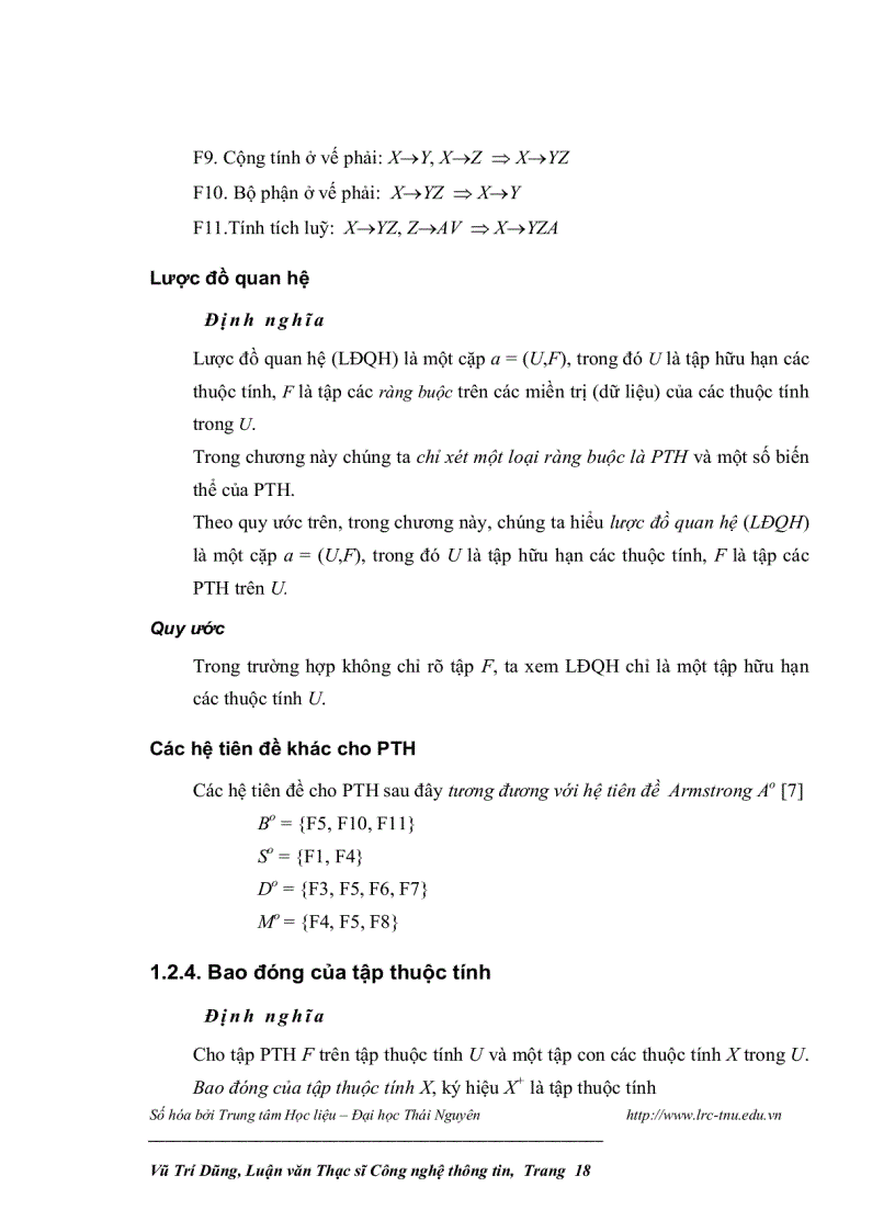 image for page Ứng dụng phép dịch chuyển lược đồ quan hệ trong cơ sở dữ liệu