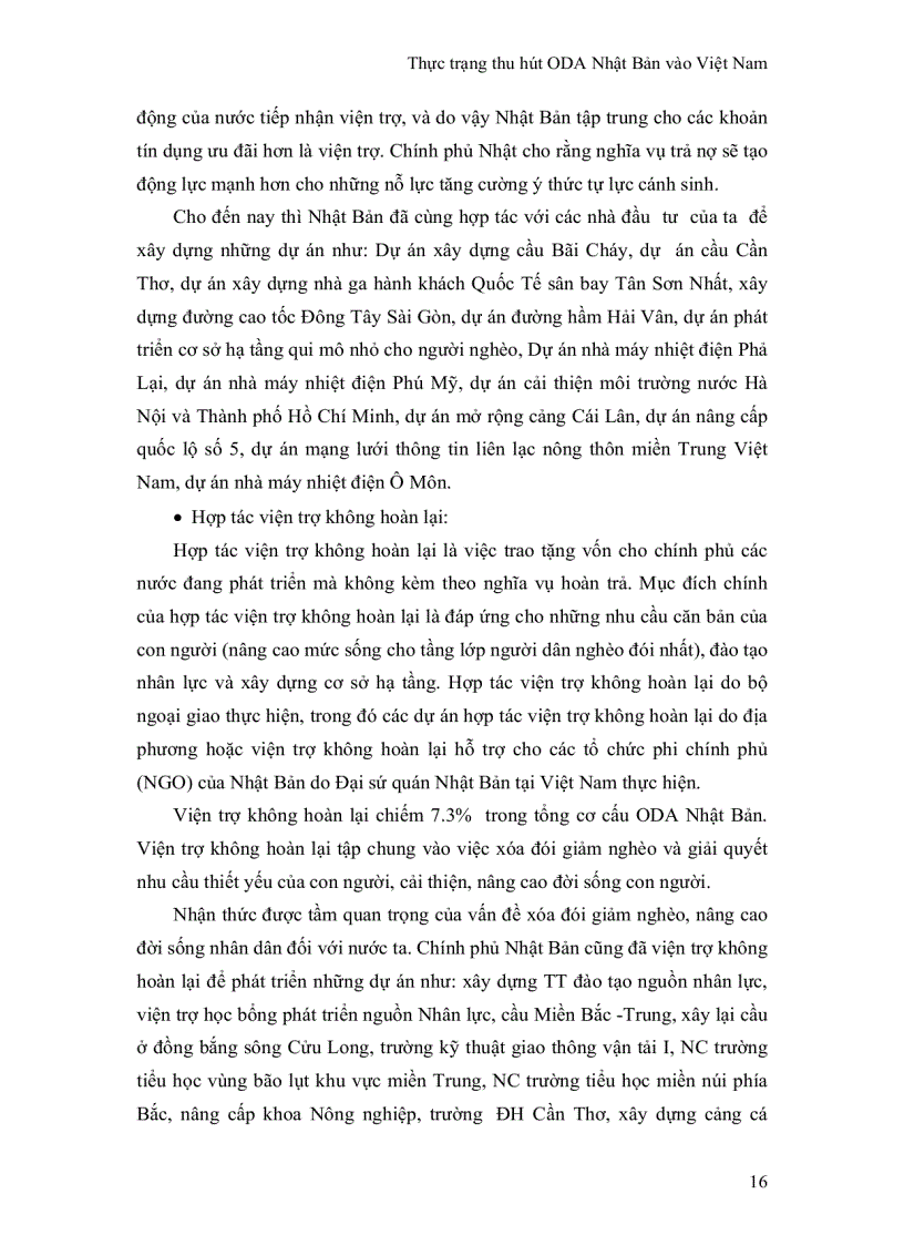 image for page Thực trạng thu hút viện trợ phát triển chính thức ODA Nhật Bản vào Việt Nam