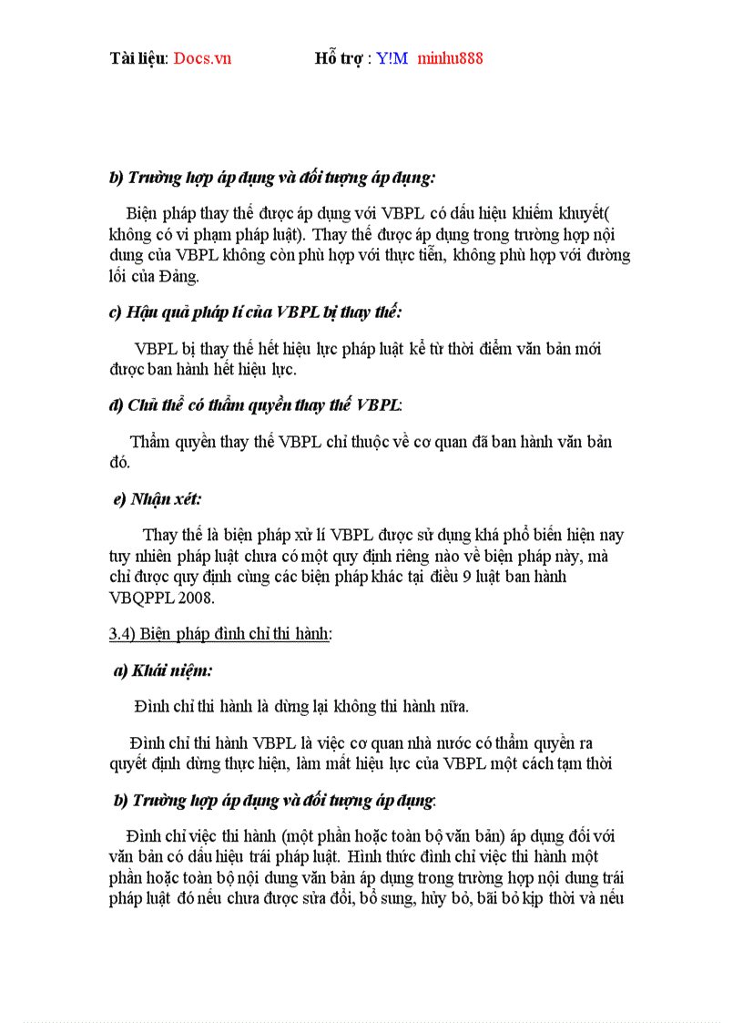 image for page Phân tích và bình luận các biện pháp xử lí văn bản pháp luật khiếm khuyết