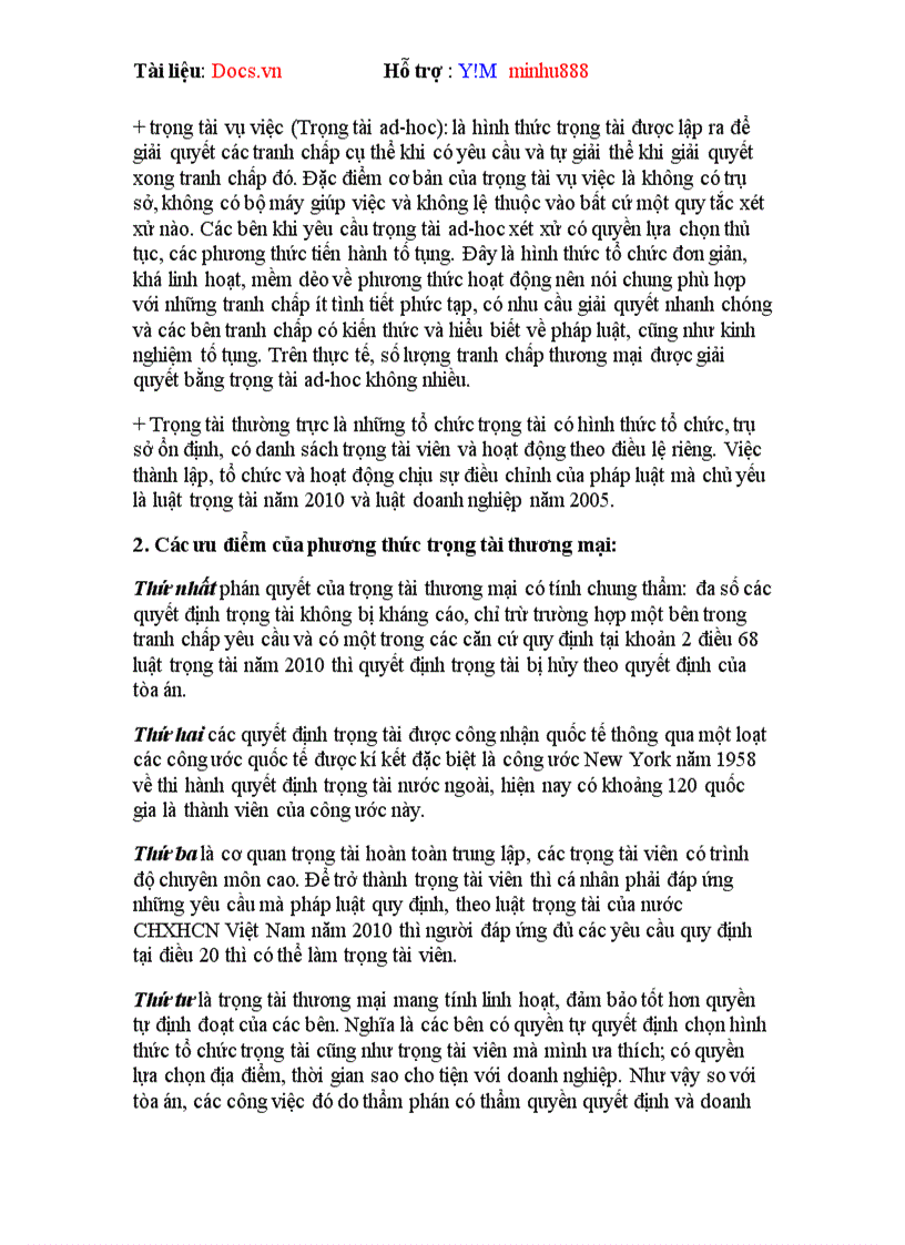 image for page Bản chất ưu nhược điểm của các phương thức giải quyết tranh chấp thương mại