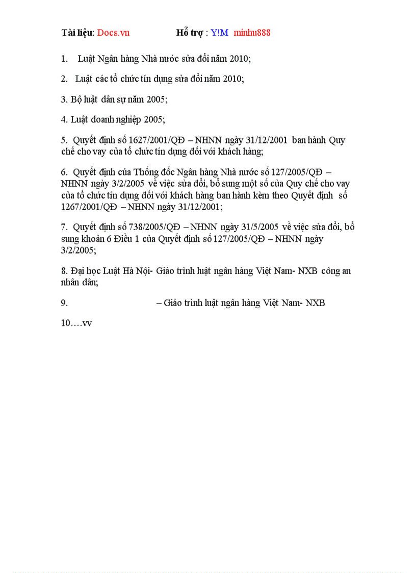 image for page Phân loại các hình thức cho vay của TCTD ý nghĩa pháp lý của việc phân loại đó