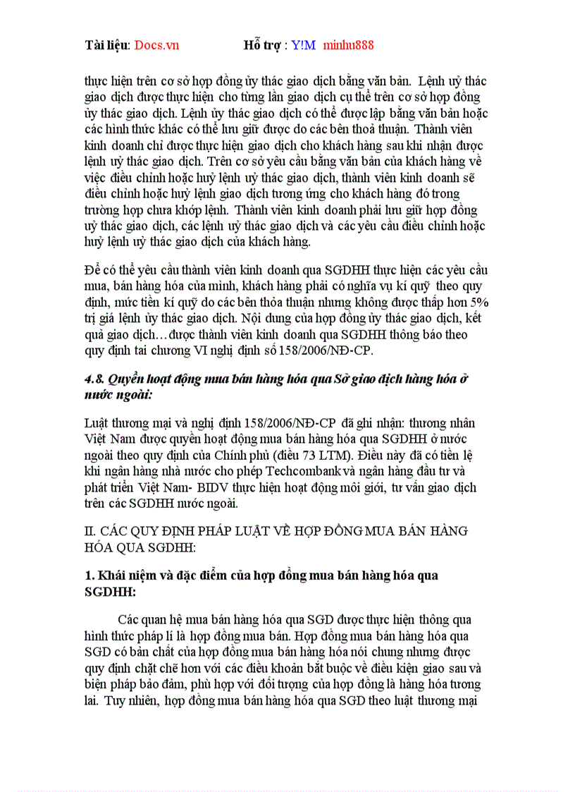 image for page Pháp luật về mua bán hàng hóa qua sở giao dịch hàng hóa