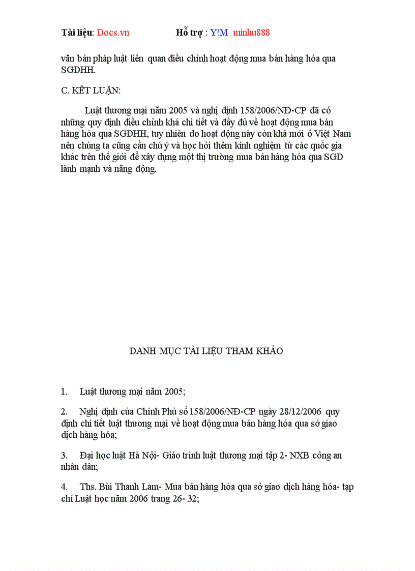 image for page Pháp luật về mua bán hàng hóa qua sở giao dịch hàng hóa