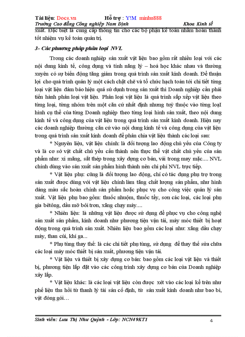 image for page Kế toán nguyên vật liệu tại Công ty TNHH MTV Xây dựng và Thương Mại Hải Long