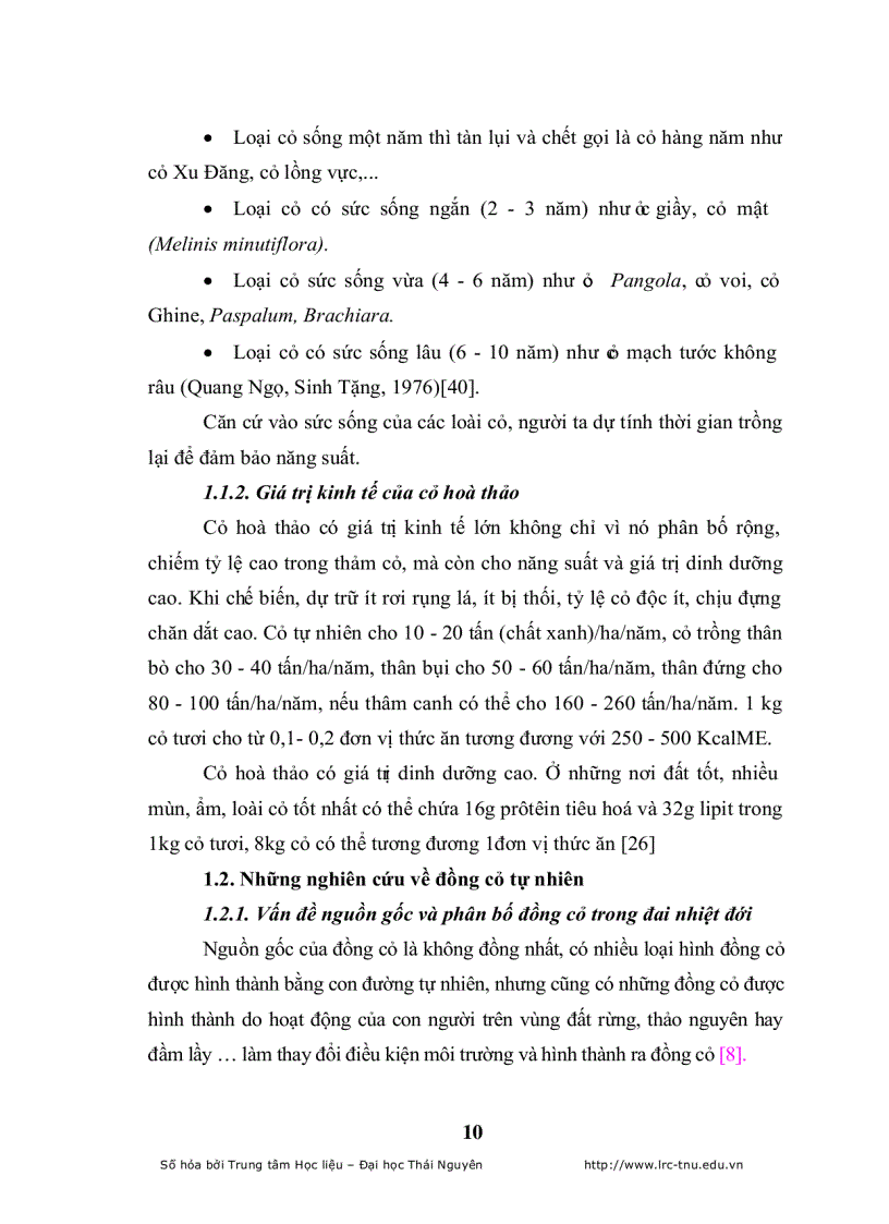 image for page Đánh giá khả năng thích nghi của một số loài cỏ trồng nhập nội trong qui trình thức ăn gia súc tại công ty giống bò sữa mộc châu