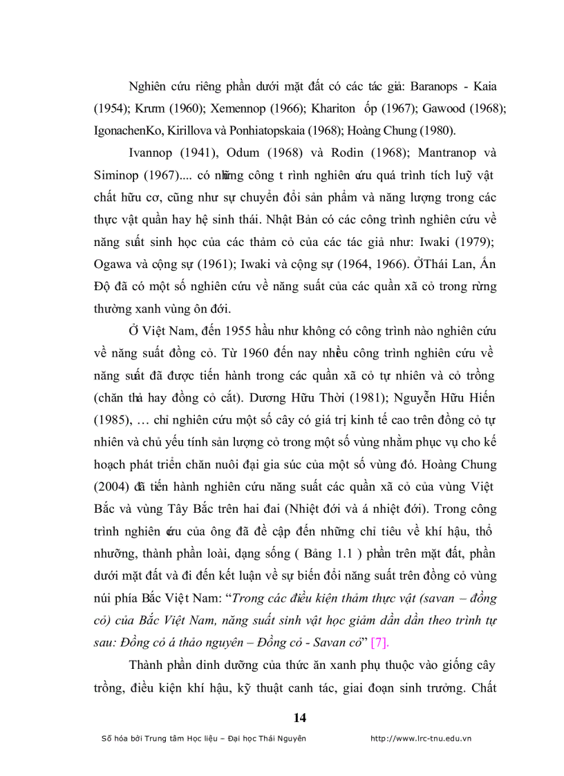 image for page Đánh giá khả năng thích nghi của một số loài cỏ trồng nhập nội trong qui trình thức ăn gia súc tại công ty giống bò sữa mộc châu
