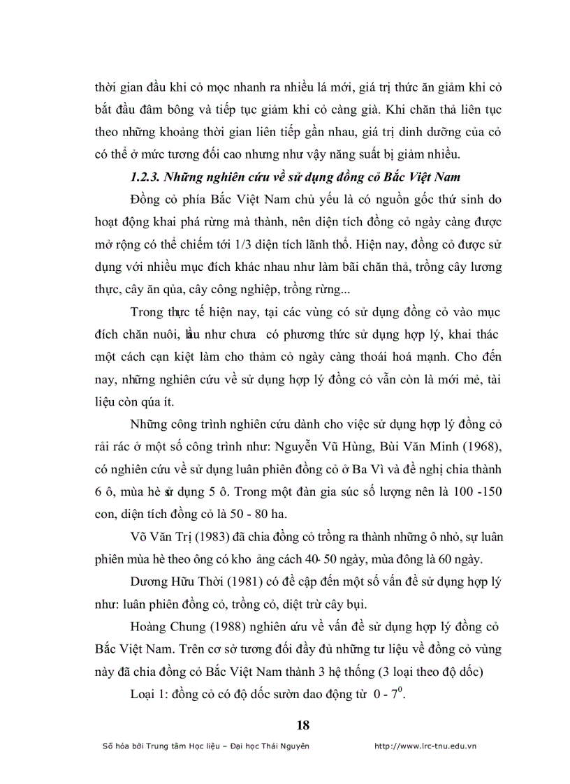 image for page Đánh giá khả năng thích nghi của một số loài cỏ trồng nhập nội trong qui trình thức ăn gia súc tại công ty giống bò sữa mộc châu