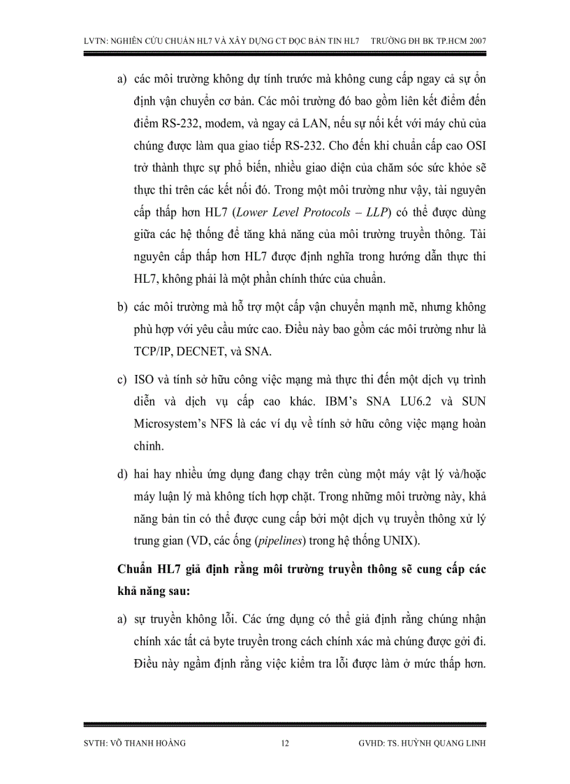 image for page Nghiên cứu chuẩn HL7 dùng trao đổi dữ liệu điện tử trong y khoa và xây dựng chương trình đọc bản tin HL7