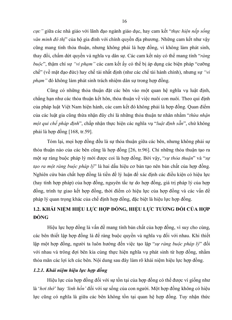 image for page Hiệu lực của hợp đồng theo qui định của pháp luật việt nam