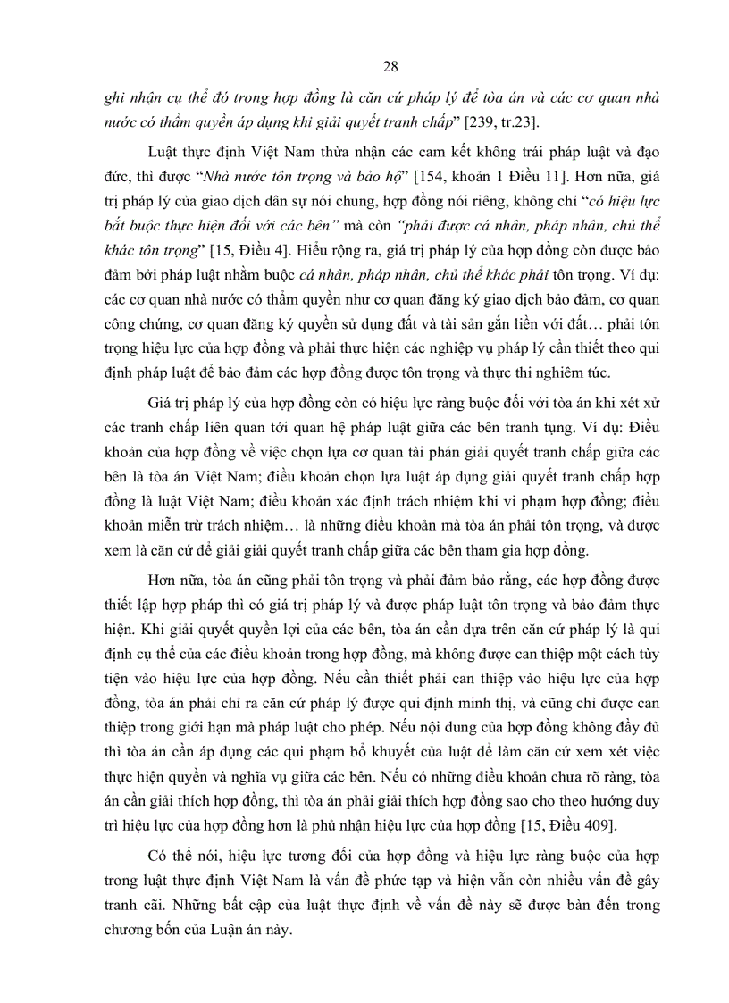 image for page Hiệu lực của hợp đồng theo qui định của pháp luật việt nam