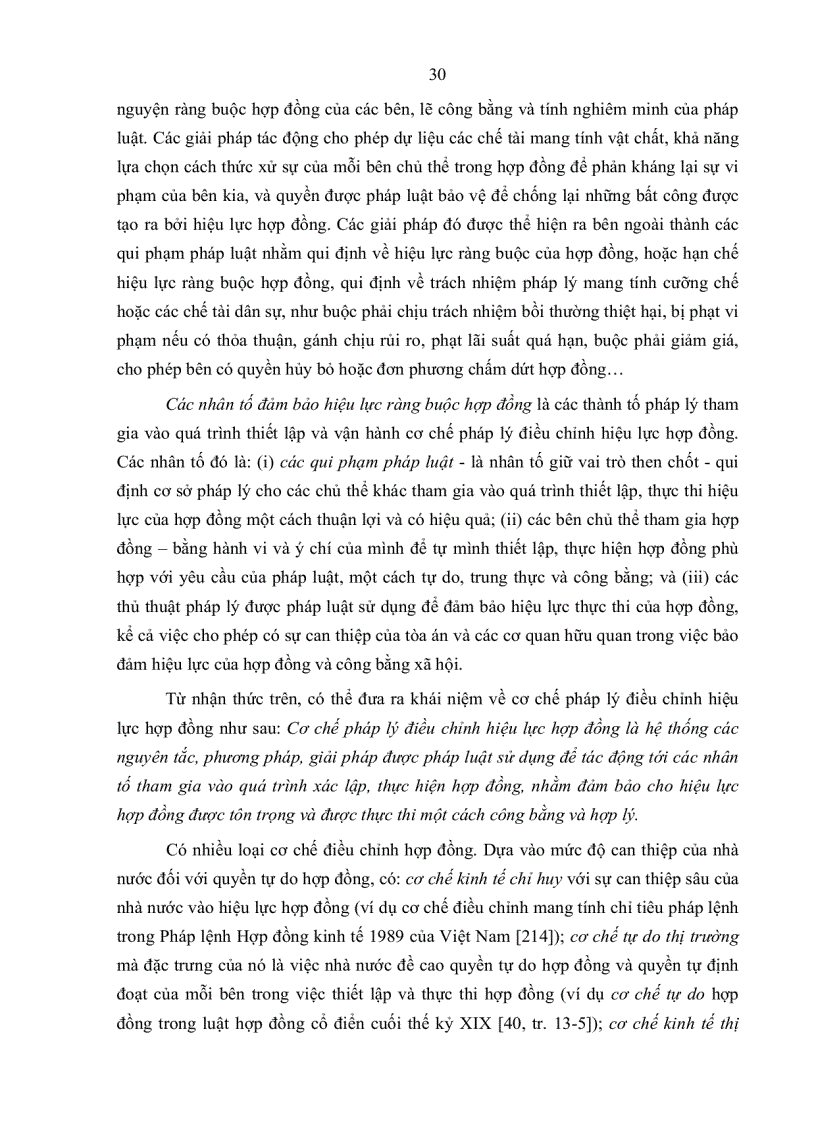 image for page Hiệu lực của hợp đồng theo qui định của pháp luật việt nam