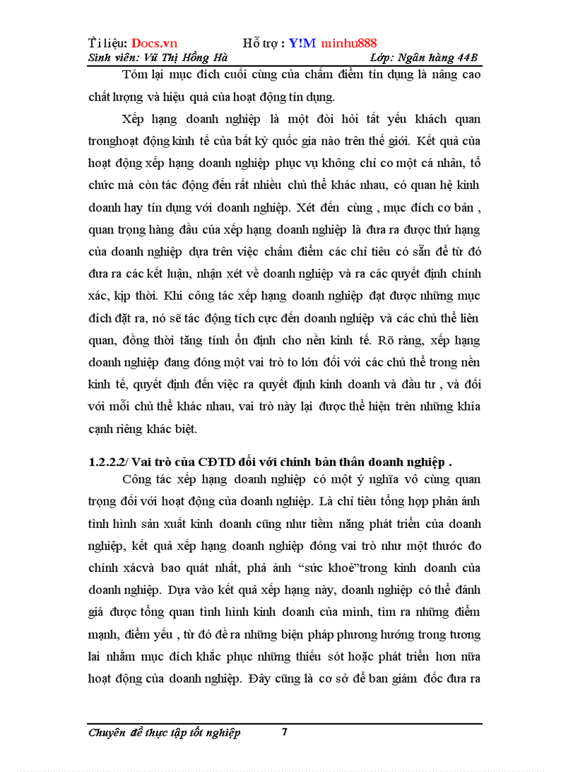 image for page Chấm điểm tín dụng các doanh nghiệp tại Ngân hàng ngoại thương Việt Nam