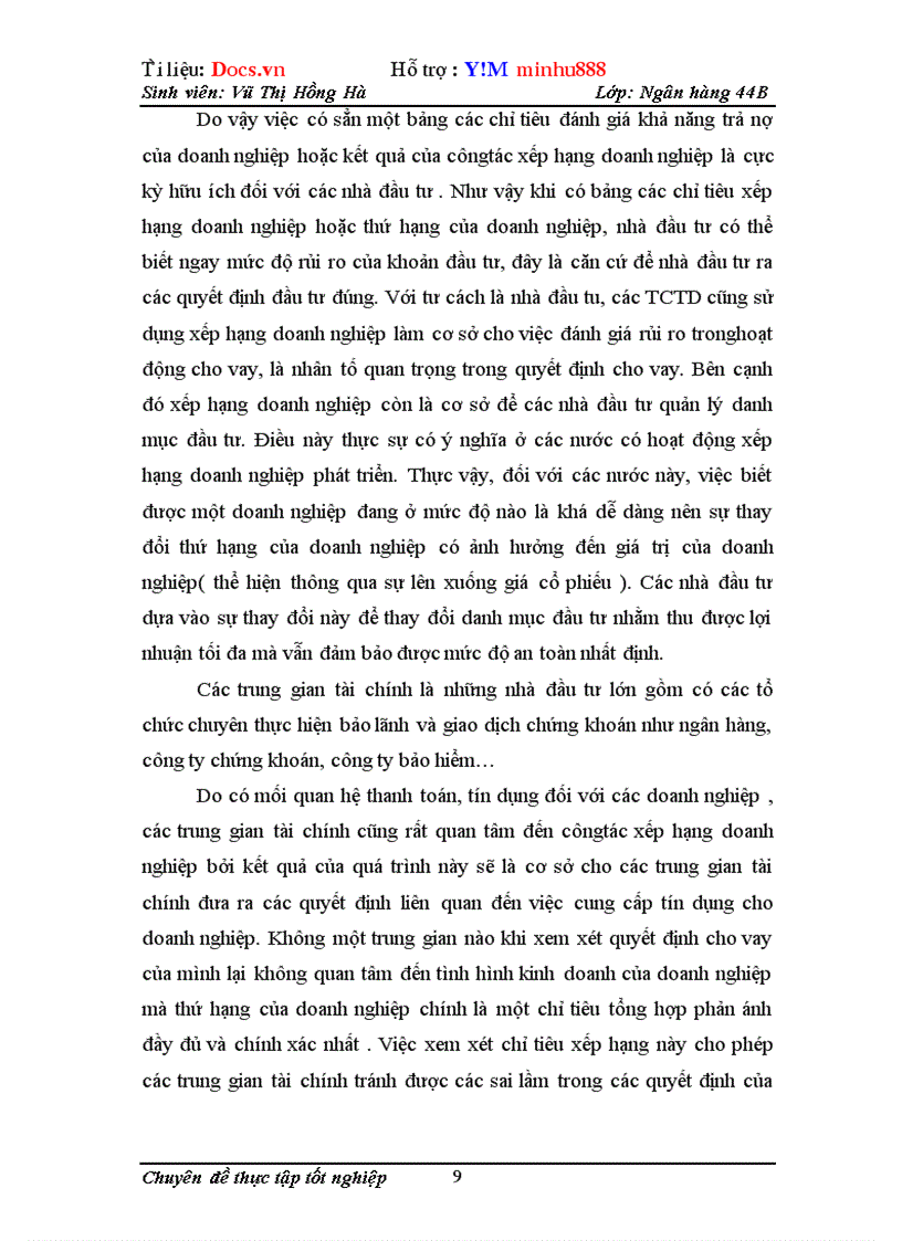 image for page Chấm điểm tín dụng các doanh nghiệp tại Ngân hàng ngoại thương Việt Nam