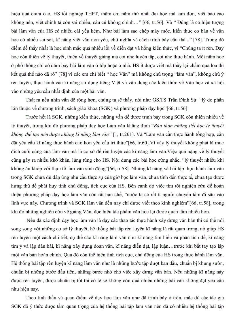 image for page Từ thực tế viết văn nghị luận của học sinh trung học phổ thông xây dựng hệ thống bài tập sửa lỗi và rèn luyện kĩ năng làm văn