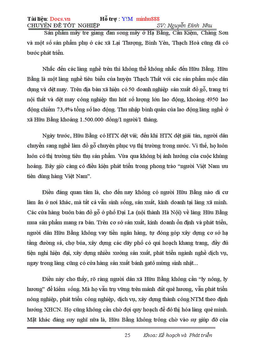 image for page Thực trạng và các giải pháp giải quyết ô nhiễm môi trường làng nghề xã Hữu Bằng