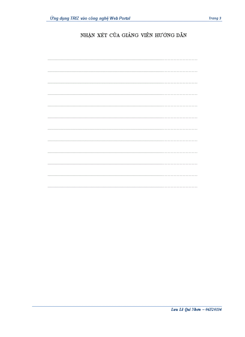 image for page Ứng dụng triz vào công nghệ web portal