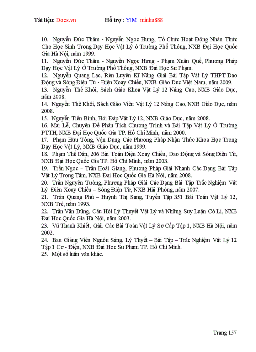 image for page Lựa chọn hệ thống bài tập hướng dẫn giải và giải bài tập vật lý Chương Dòng điện xoay chiều Lớp 12 Chương trình nâng cao