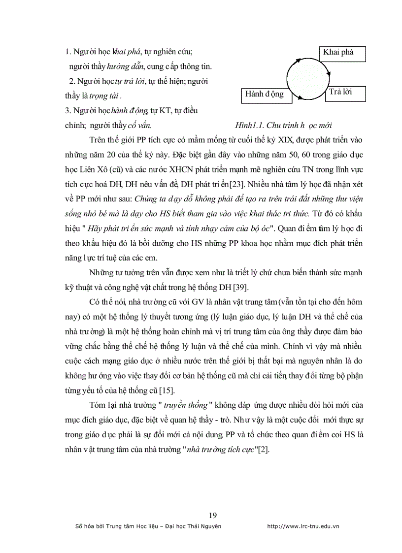 image for page Lựa chọn và phối hợp các phương pháp dạy học tích cực nhằm tăng cường tính tích cực nhận thức của học sinh