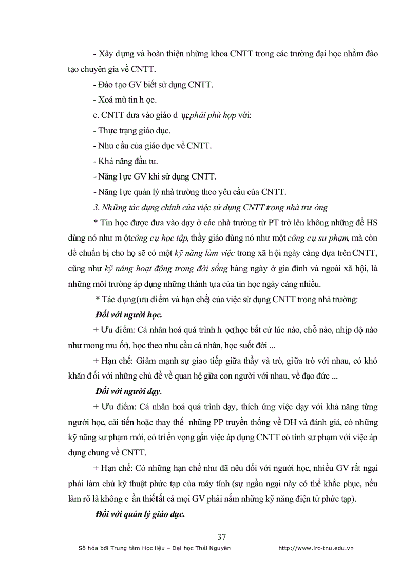 image for page Lựa chọn và phối hợp các phương pháp dạy học tích cực nhằm tăng cường tính tích cực nhận thức của học sinh