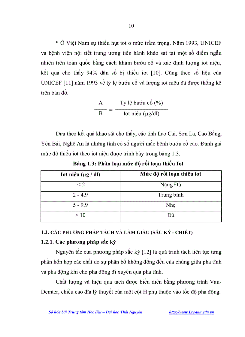 image for page Nghiên cứu phương pháp phân tích vi lượng iot trong các đối tượng môi trường